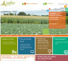 Site institutionnel SAFER Bretagne