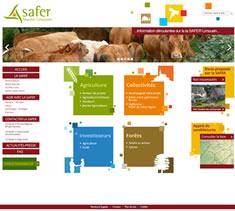 Site institutionnel SAFER Limousin